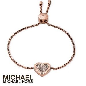Michael Kors Rose Gold Slider Bracelet